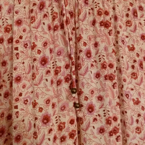 Spell & The Gypsy Winona tiered skirt "Berry" size Large NWOT - Picture 4 of 13